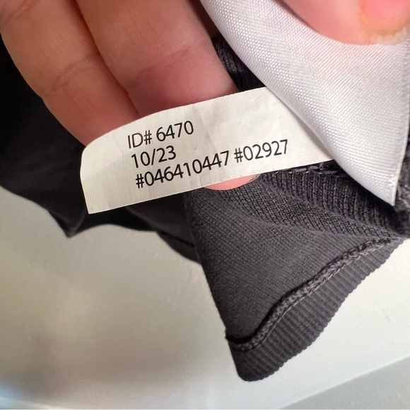 UpWest Cropped Ribbed Layering Tank Top in Soot N222 M - Picture 10 of 10